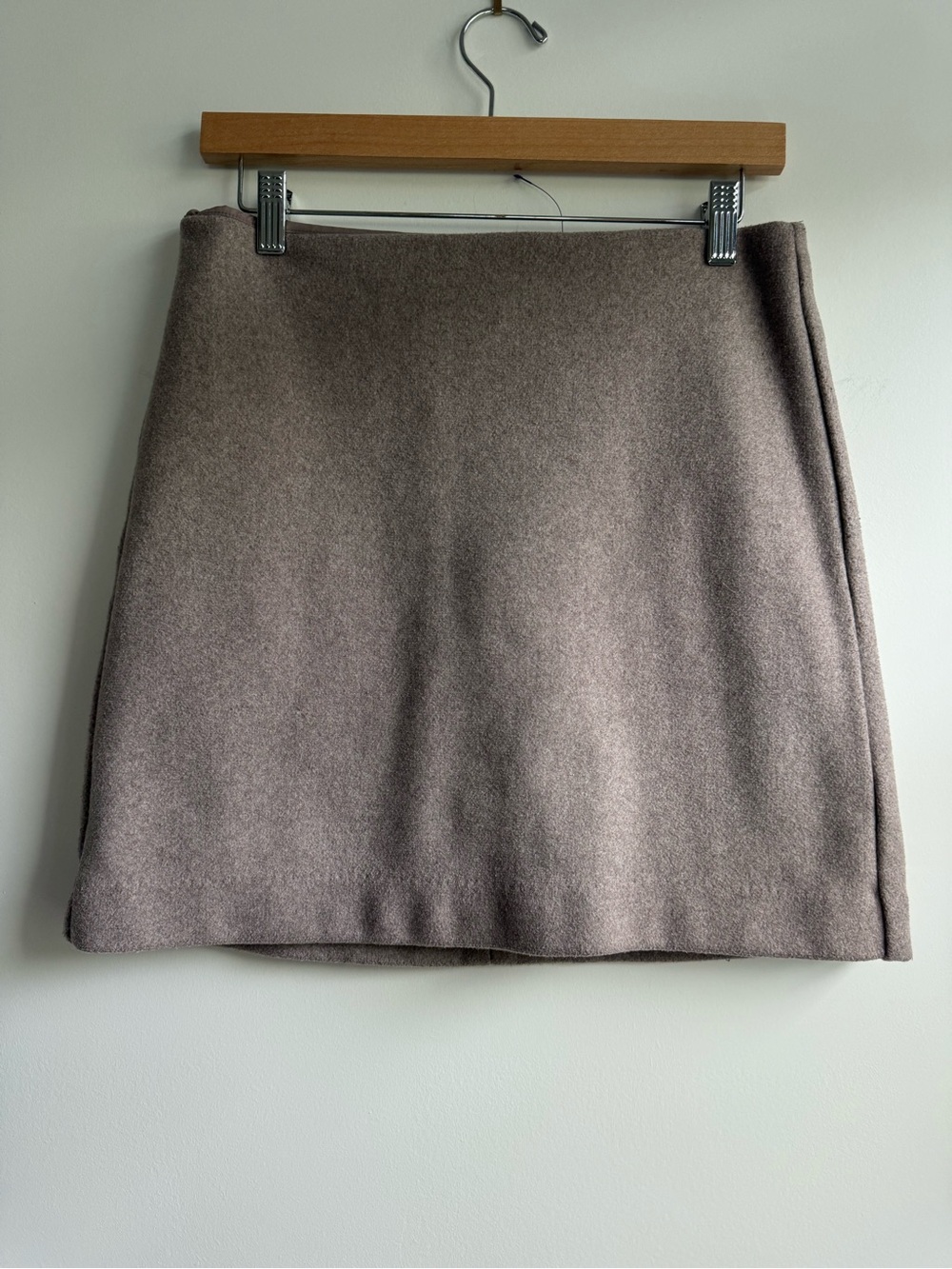 Loft A-Line Skirt in Taupe